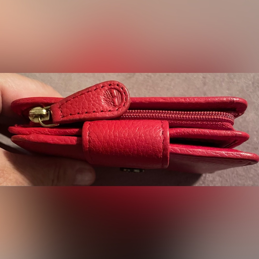Timberland Bold Red Leather Wallet - Picture 4 of 11